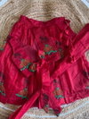 Ajd 8187 Chanderi With Embroidery Work Kids Wear Wholesale Clothing Distributors In India